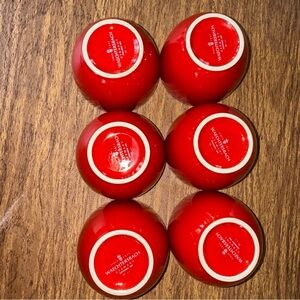 Waechtersbach Red Ceramic Bowls Set